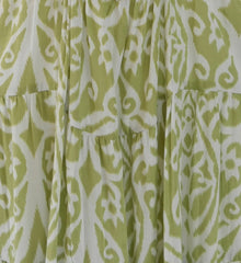 Sage Long Dress // Mystic Heart Print