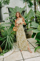 Milo Long Dress // Star Matrix Print