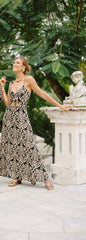 Lani Long Dress // Mystic Heart Print