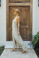 Mayra Long Dress – Mystical Print