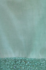 Verdant Kimono – Pigment Color with Lavish Lace