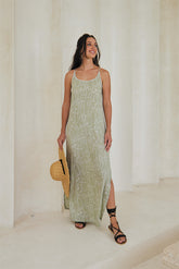 Nexus Long Dress – Artful Print