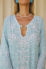 Zephyra Long Kaftan – Ethnic Fusion Print