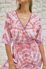 Wanderlust Short Tunic – Abstract Bubble Tie Dye