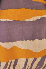 Allegra Long Dress – Striped Savanna Tie Dye