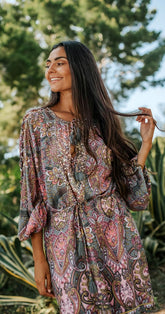 Tunique courte Paisley Meredith