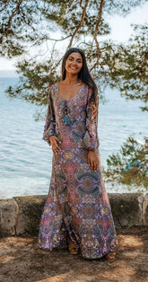 Tunique longue Leda Paisley