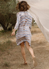 Charo Kimono // Rayas Tie Dye