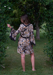 Robe Tunique Cora // Gertrudis Print - Terre Cuite