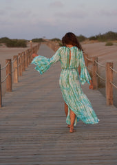 Cora Kaftan // Tanit Tie Dye - Green
