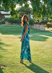 Robe Jacinda // Es Canar Tie Dye - Vert