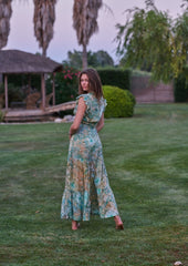 Izzy Wrap Dress // Bora Tie Dye - Or