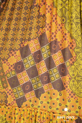 Paloma Long Dress // Patchwork Print