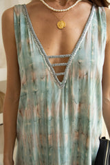 Clementine Long Dress // Aquarelle Batik