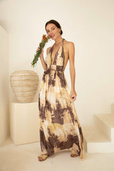 Verbena Long Dress // Mosaic Batik