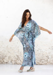 Lola Kaftan // Bora Tie Dye - Bleu