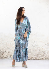 Lola Kaftan // Bora Tie Dye - Bleu