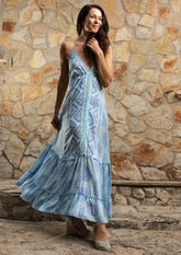 Robe Deja // Benirras Print - Aqua