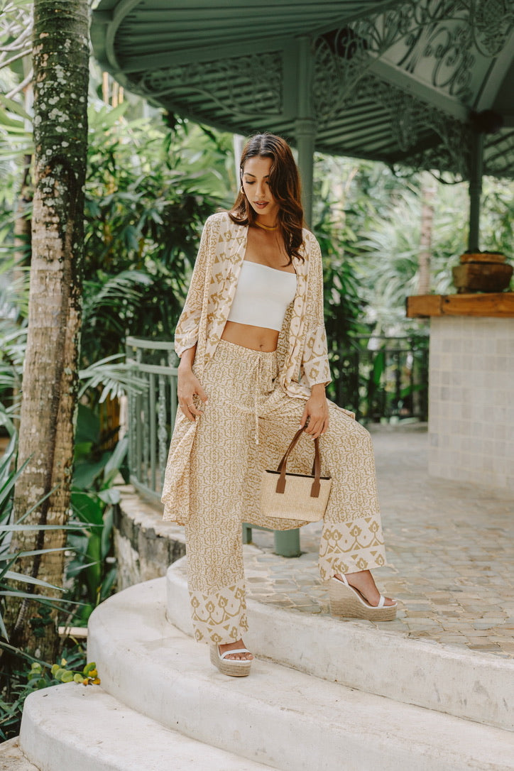 Gala Pants // Nomad Border Print