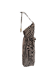 Kai Short Dress // Tribal Moon Print
