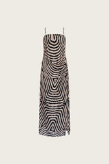 Ro Long Dress // Tribal Moon Print