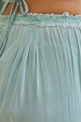 Oasis Trousers – Pigment Color with Fringes