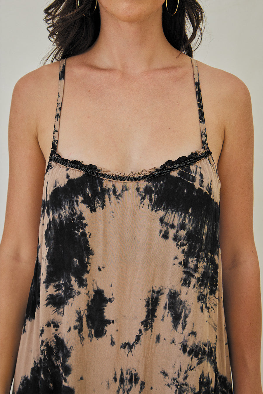 Ember Long Dress & Lycra Bra – Funky Tie Dye