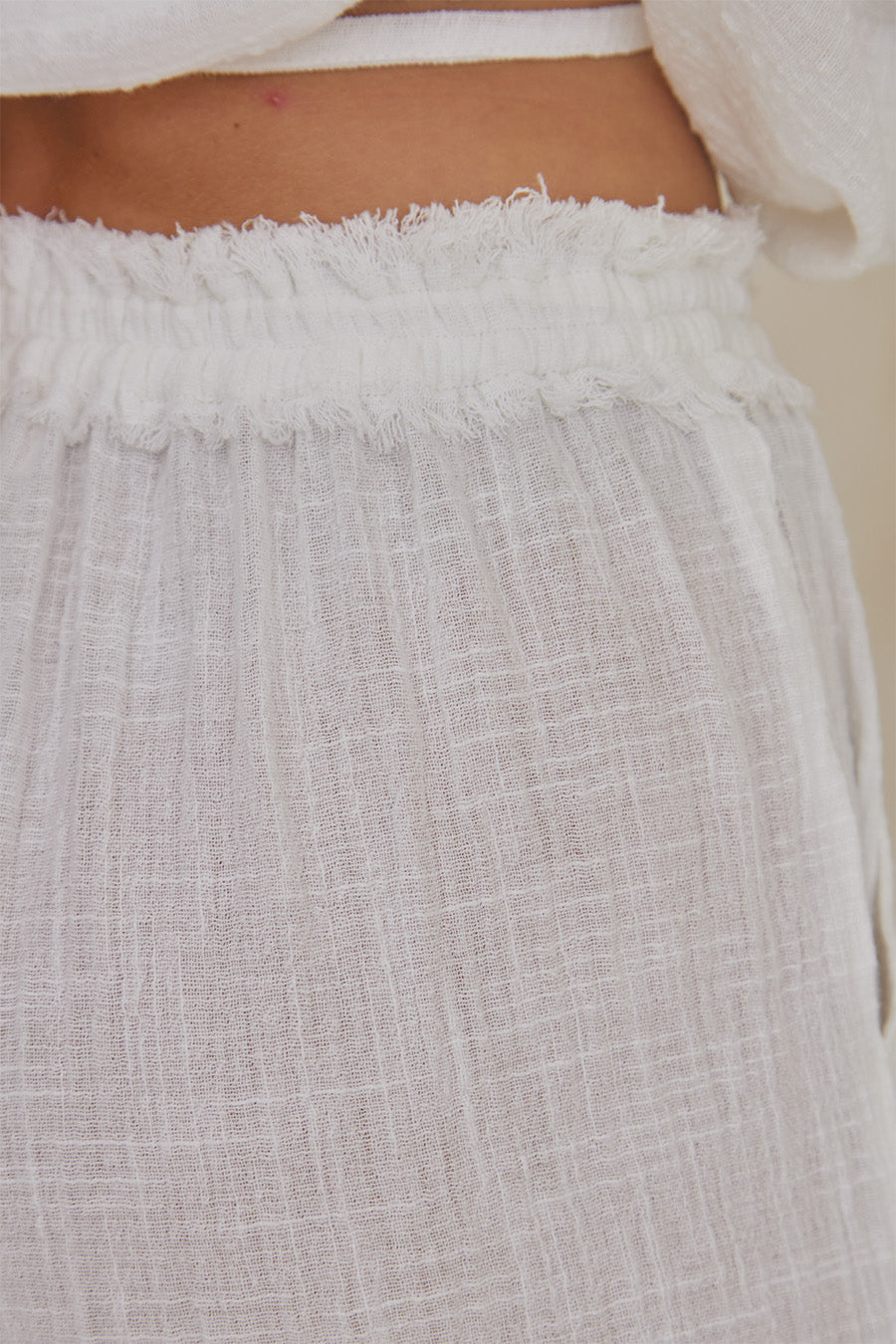 Willow Short Pants – Solid with Fringes