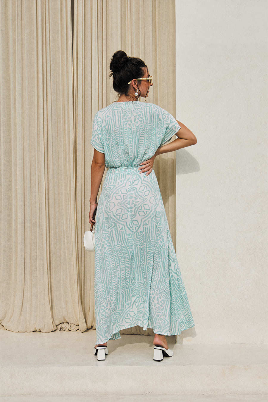 Mirage Long Dress – Ethnic Fusion Print