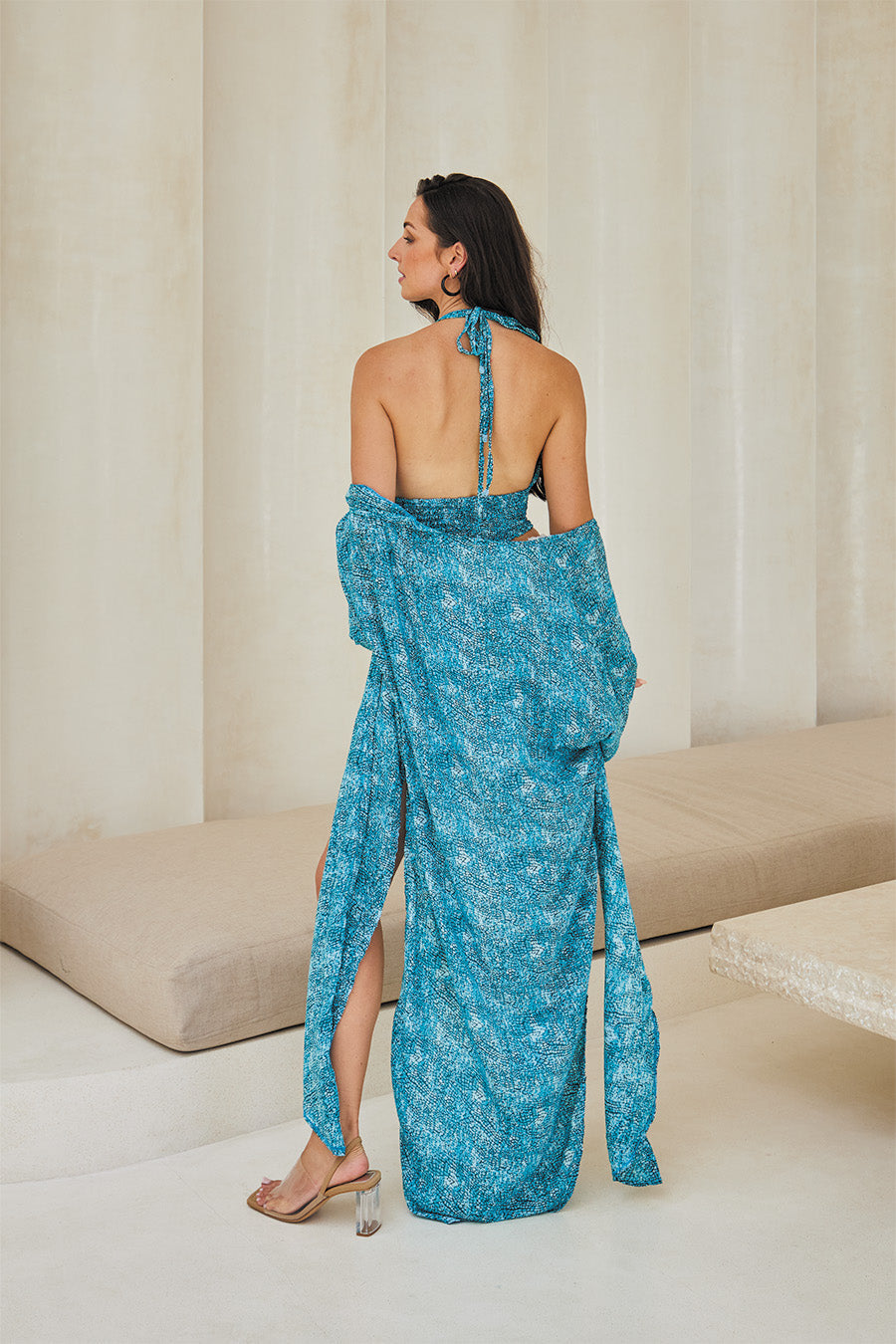 Lunaire Kimono & Top – Mystical Print