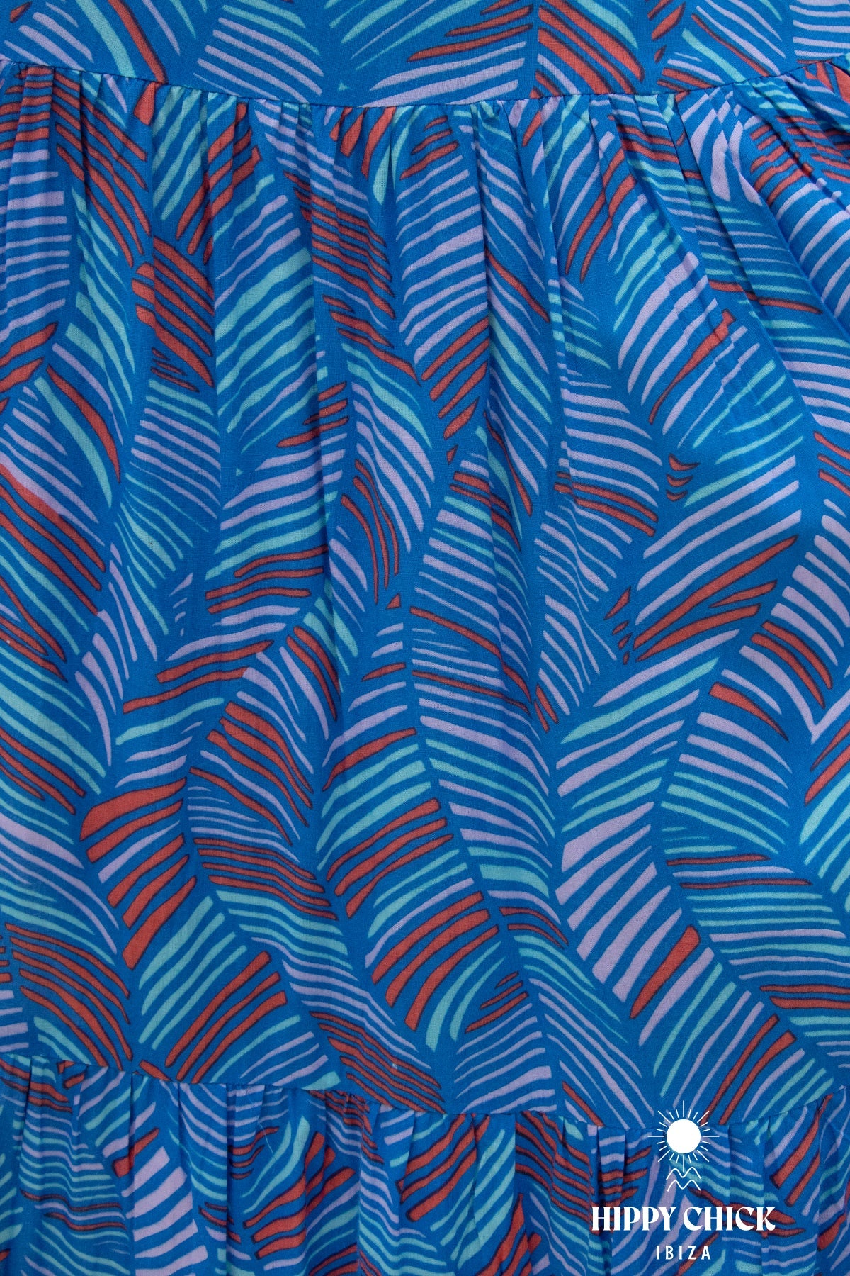 Rosamel Long Dress // Leaves print